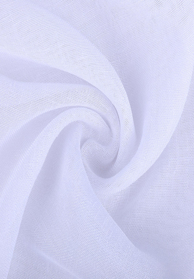 Чистый полиэстер, однотонная ткань, хорошая драпируемость, огнестойкая ткань для штор из вуали.