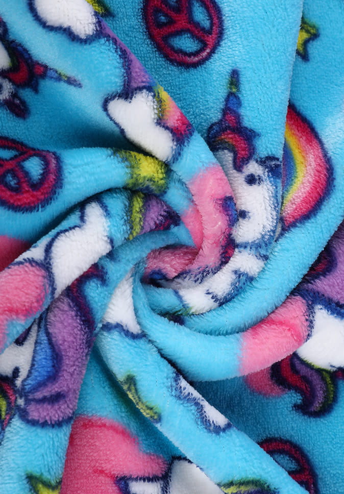 Постельное белье из чистого полиэстера, домашняя детская одежда, пижамное одеяло, фланелевая ткань